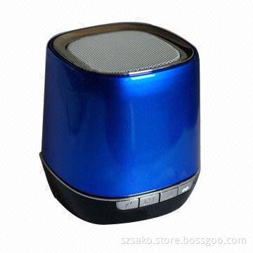 Wireless V3.0 Bluetooth Speaker with Pocket Size Handsfree Talk Metal Design, Supports TF Card